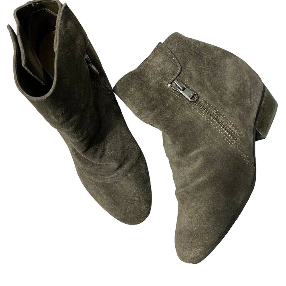 NAYA Grey Suede Ankle Boots ‘Fillie’ - Sz 10M